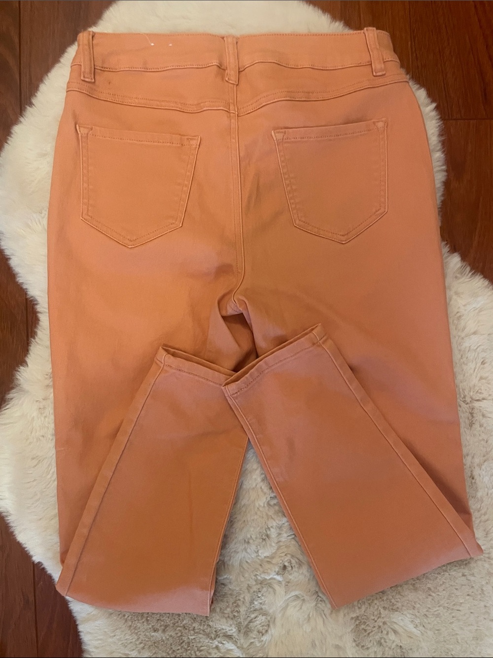 d.jeans Women's Skinny Jeans in Soft Coral Color - Picture 10 of 13